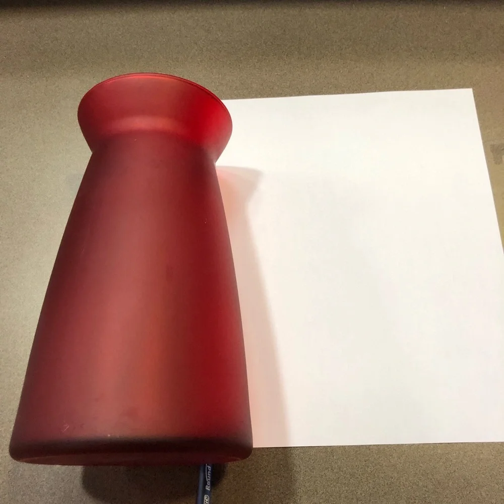 Red Vase